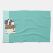 We zijn Beren Group Hug Theedoek (Horizontaal)