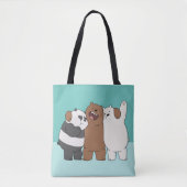 We zijn Beren Group Hug Tote Bag (Voorkant)
