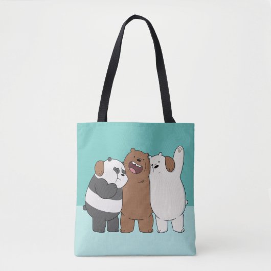 We zijn Beren Group Hug Tote Bag (Voorkant)