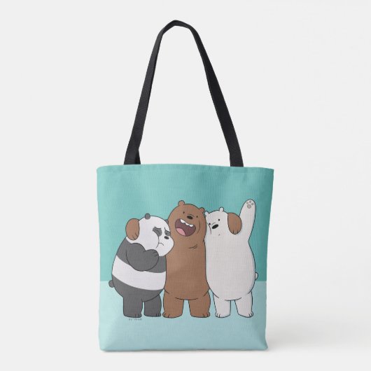 We zijn Beren Group Hug Tote Bag (Achterkant)