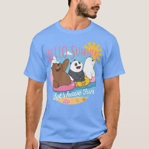 We zijn Beren Hallo zomer. Grizz Panda Beer P T-shirt