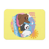 We zijn Beren Hallo zomer. Laten we Fun hebben Magneet (Horizontaal)