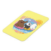 We zijn Beren Hallo zomer. Laten we Fun hebben Magneet (Linkerzijde)