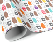 We zijn Beren kleurrijk Beer patroon Cadeaupapier (Rol Hoek)