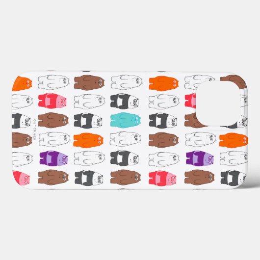 We zijn Beren kleurrijk Beer patroon Case-Mate iPhone Case (Achterkant (horizontaal))