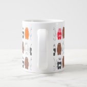 We zijn Beren kleurrijk Beer patroon Grote Koffiekop (Achterkant)