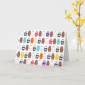 We zijn Beren kleurrijk Beer patroon Kaart (Gele Bloem)