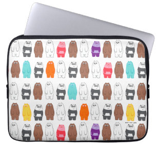 We zijn Beren kleurrijk Beer patroon Laptop Sleeve
