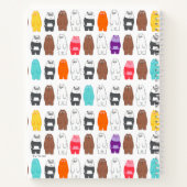 We zijn Beren kleurrijk Beer patroon Notitieboek (Achterkant)