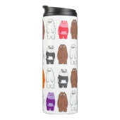 We zijn Beren kleurrijk Beer patroon Thermosbeker (Geroteerd rechts)