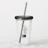 We zijn Beren - laatste Pizza Slice Acryl Drinkbeker (Achterkant)