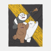 We zijn Beren - laatste Pizza Slice Fleece Deken (Voorkant)