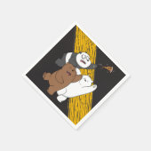 We zijn Beren - laatste Pizza Slice Servet (Hoek)