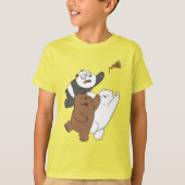 We zijn Beren - laatste Pizza Slice T-shirt (Voorkant)