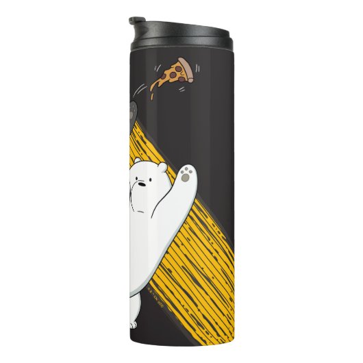 We zijn Beren - laatste Pizza Slice Thermosbeker (Geroteerd rechts)