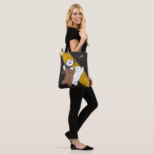 We zijn Beren - laatste Pizza Slice Tote Bag (Op model)