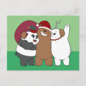 We zijn Beren - Seizoensgroeten Briefkaart (Voorkant)