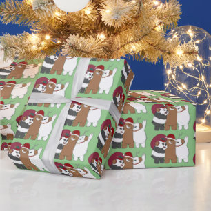 We zijn Beren - Seizoensgroeten Cadeaupapier