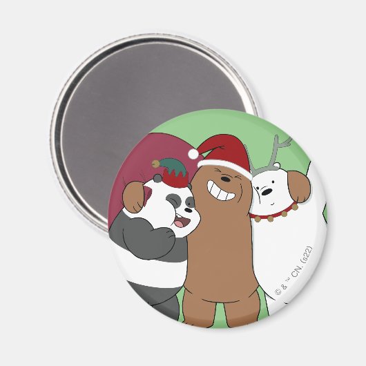 We zijn Beren - Seizoensgroeten Magneet (Voorkant / Achterkant)