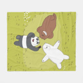 We zijn Beren - #SquadGoals Fleece Deken (Voorkant (Horizontaal))