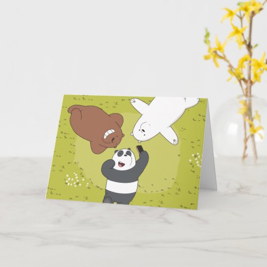 We zijn Beren - #SquadGoals Kaart (Gele Bloem)