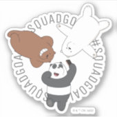 We zijn Beren - #SquadGoals Sticker (Voorkant)