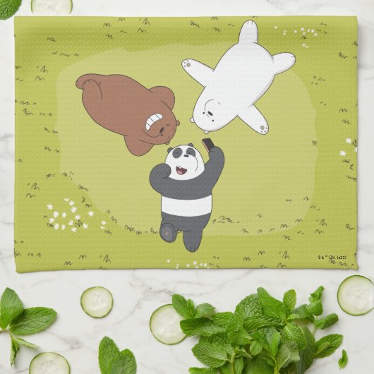 We zijn Beren - #SquadGoals Theedoek (Gevouwen)