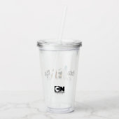 We zijn Beren - Tas leven! Acryl Drinkbeker (Achterkant)