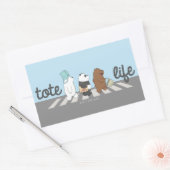 We zijn Beren - Tas leven! Rechthoekige Sticker (Envelop)