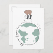 We zijn Beren - zorg dat je thuis bent Briefkaart (Voorkant / Achterkant)