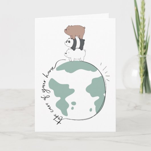 We zijn Beren - zorg dat je thuis bent Kaart (Voorkant)