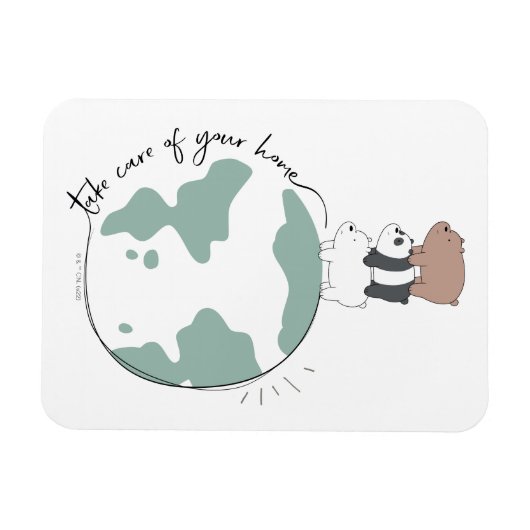 We zijn Beren - zorg dat je thuis bent Magneet (Horizontaal)