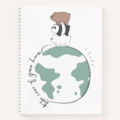 We zijn Beren - zorg dat je thuis bent Notitieboek (Voorkant)