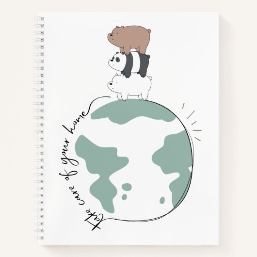 We zijn Beren - zorg dat je thuis bent Notitieboek (Voorkant)