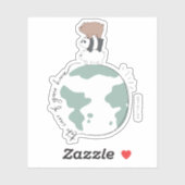 We zijn Beren - zorg dat je thuis bent Sticker (Vel)