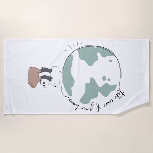 We zijn Beren - zorg dat je thuis bent Strandlaken (Voorkant)