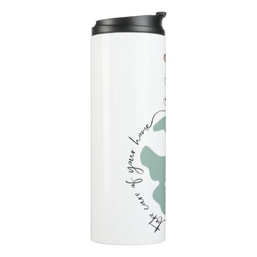 We zijn Beren - zorg dat je thuis bent Thermosbeker (Gedraaid links)