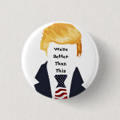 We zijn beter dan dit ronde button 3,2 cm (Voorkant)