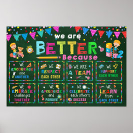 We zijn beter in de klaslokalen Poster