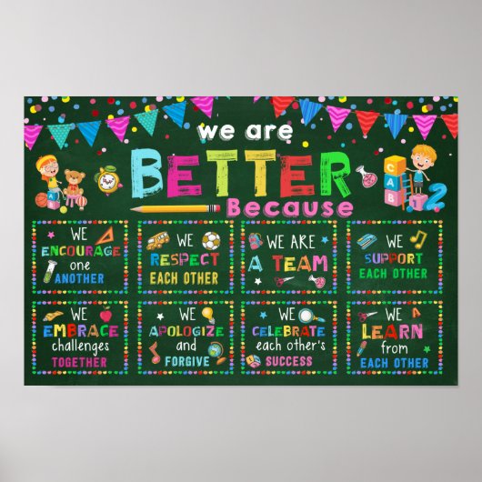 We zijn beter in de klaslokalen Poster (Voorkant)