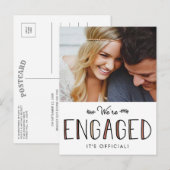 We zijn betrokken | Aankondiging Verloving (Voorkant / Achterkant)