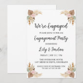 We zijn betrokken bij uitnodigingen voor Boho Enga (Voorkant / Achterkant)