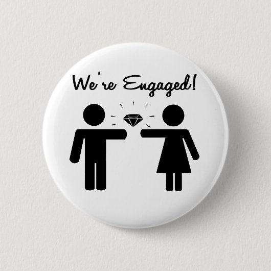 We zijn betrokken ronde button 5,7 cm (Voorkant)