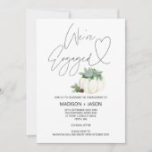 We zijn betrokken Thanksgiving Herfst Engagement P Kaart (Voorkant)