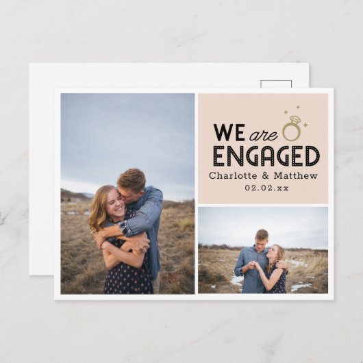 We zijn bezig met de bekendmaking van het Verlovin Briefkaart (Voorkant / Achterkant)