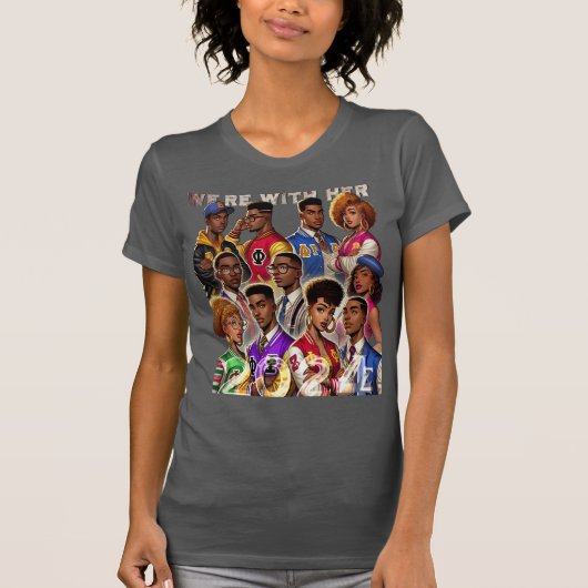 We zijn bij haar t-shirt (Voorkant)