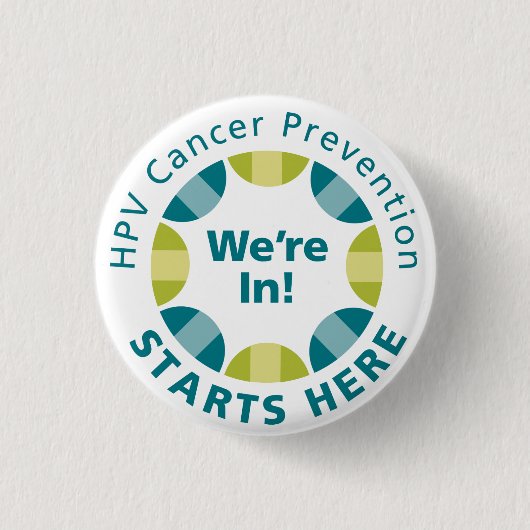 We zijn binnen! Knopen Ronde Button 3,2 Cm (Voorkant)