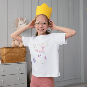 We zijn blij om u te ontmoeten vlinder Baby shower T-shirt
