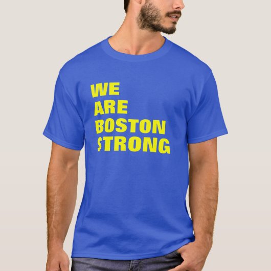 WE ZIJN BOSTON STERK T-SHIRT (Voorkant)