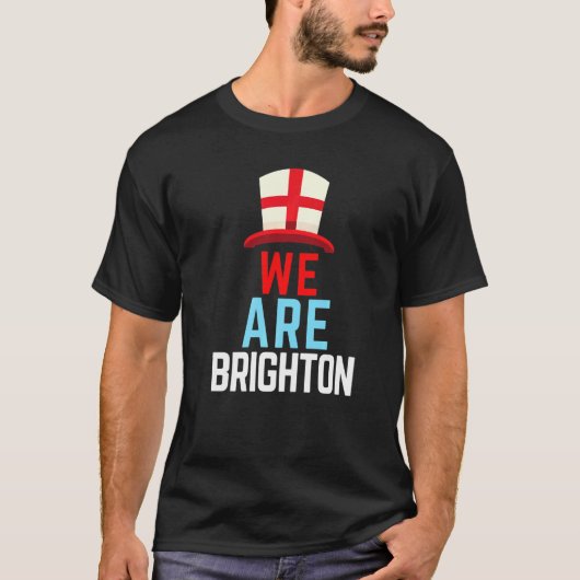 We zijn Brighton England vlagsport T-shirt (Voorkant)
